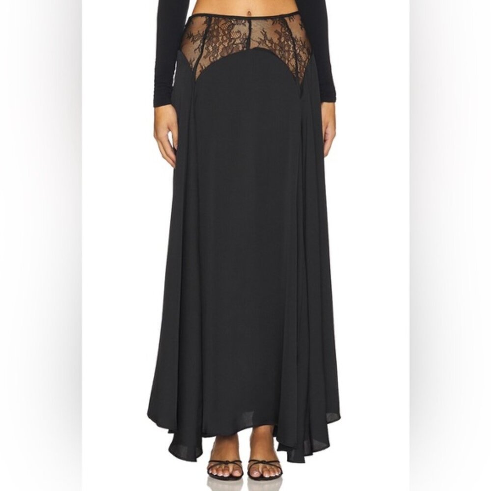 NWT Delfi Collective Kenia Skirt Black